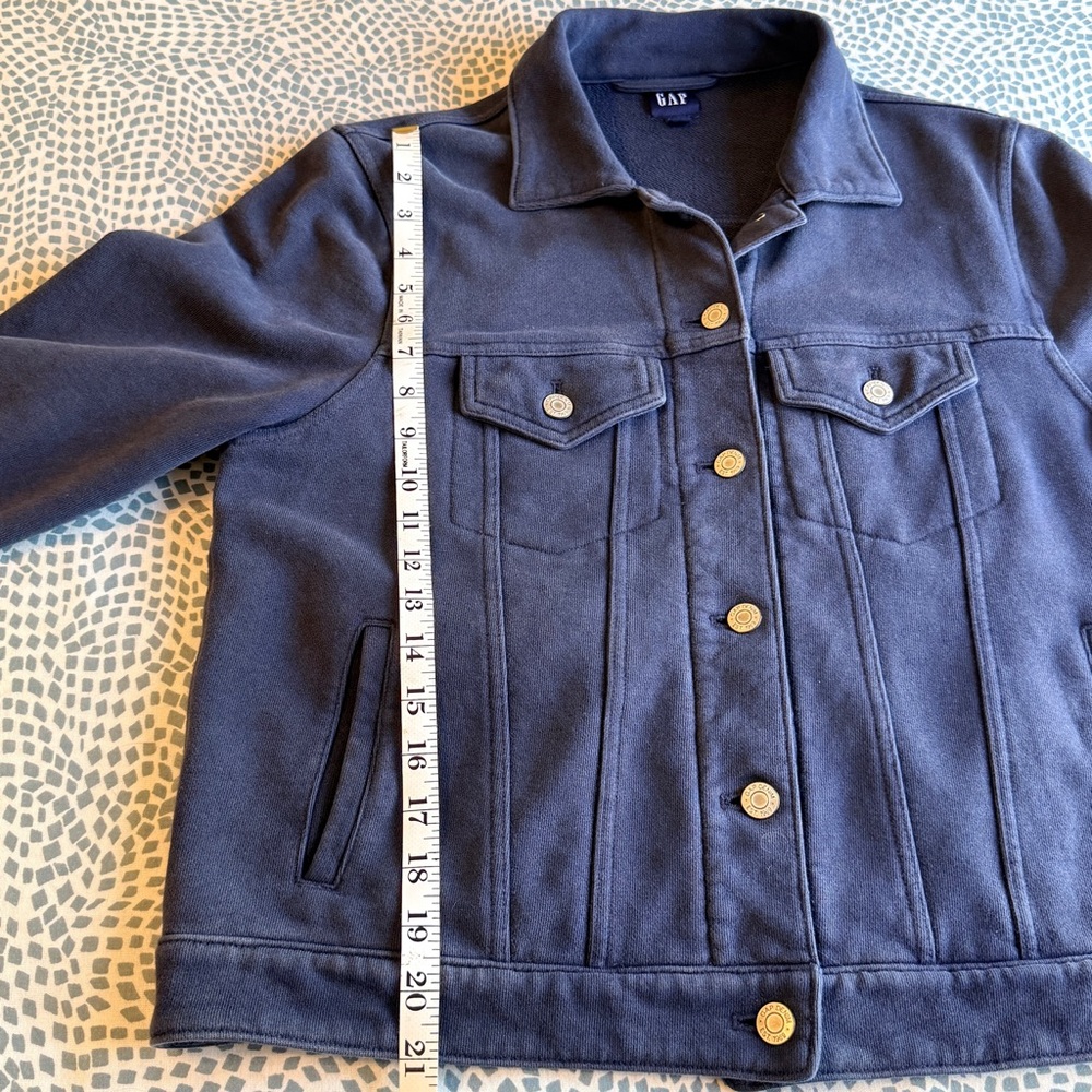 GAP | Navy Blue Denim Style Jacket - Picture 4 of 8